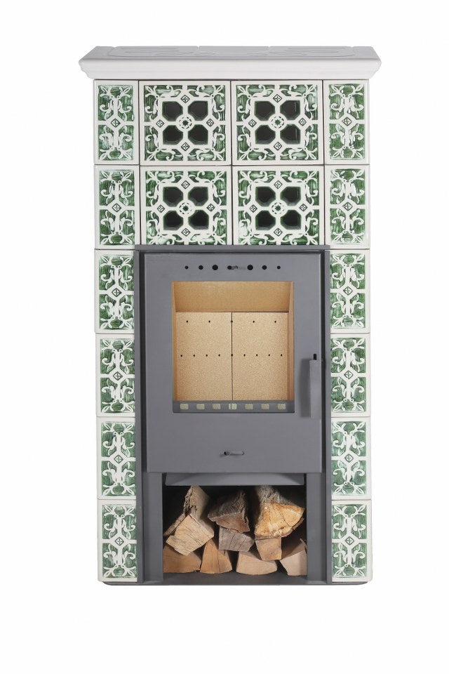 Soba de Tetacota pe Lemne JASMIN 10 KW Grande II ECO Bicolor