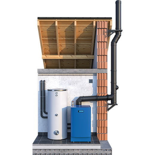 Coș de fum inox DW-Black