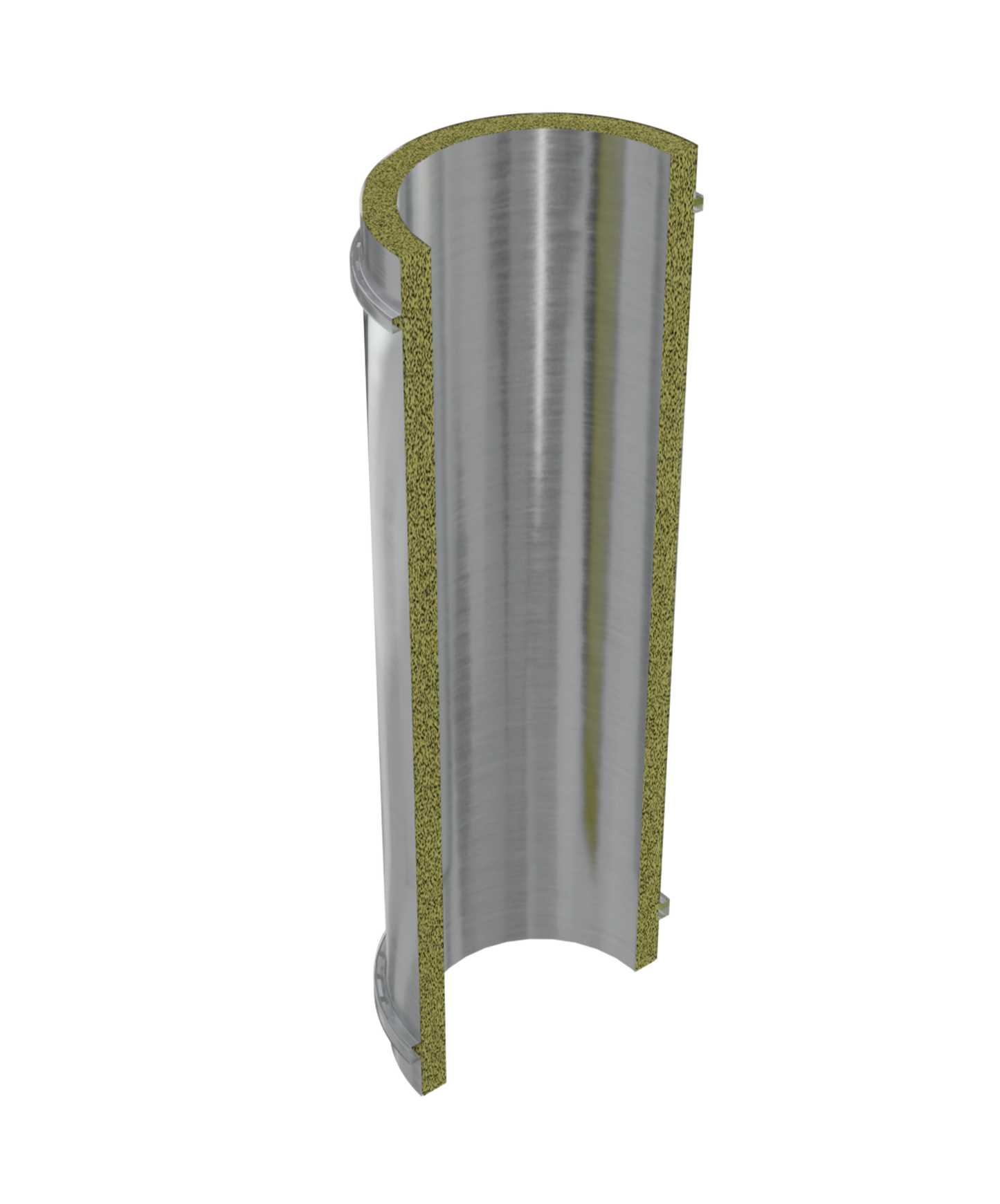 Coș de fum profesional dublu perete – Practic INOX