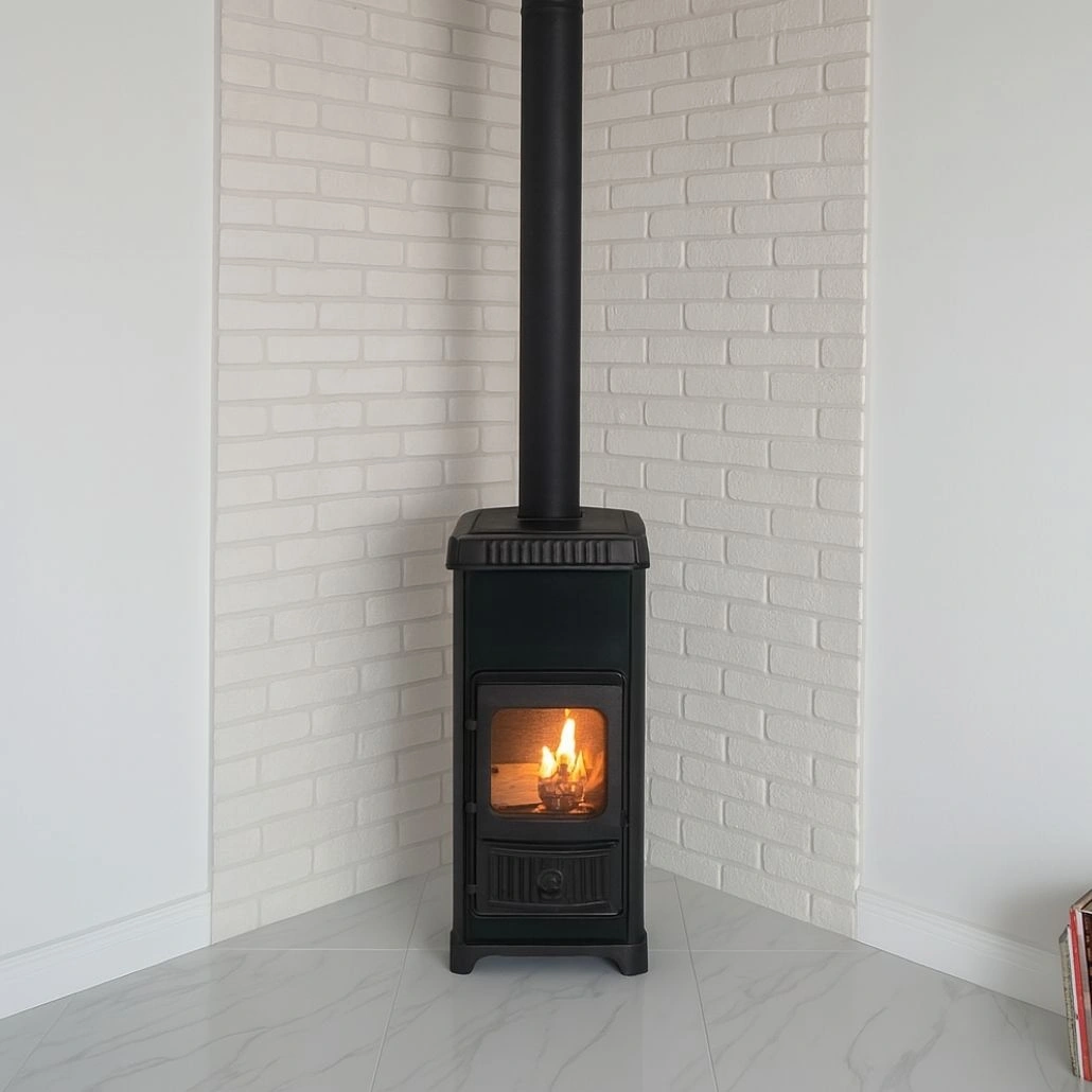 Soba de fonta DORA 10 N Verde - 7.2kW