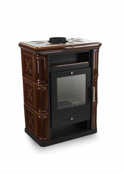 Sobă Nordflam Arta, 6kw, Maro, 60mp