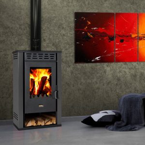 Sobă pe lemne cu cuptor Prity K2 GT, 8 kW
