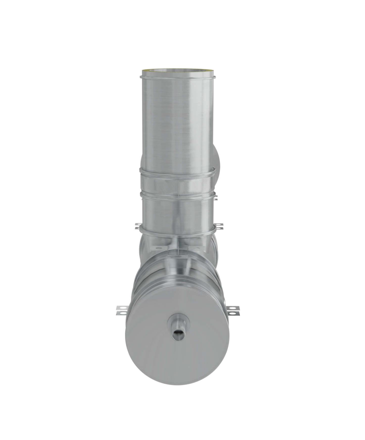 Coș de fum profesional dublu perete – Practic INOX