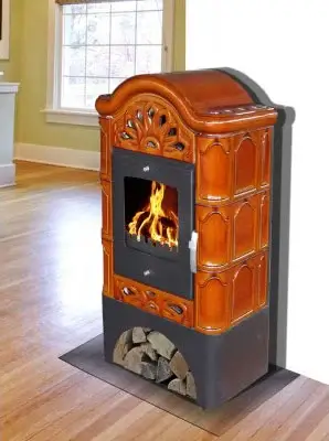 Soba pe lemne Domofire Benedetto, 6 kW, Maro