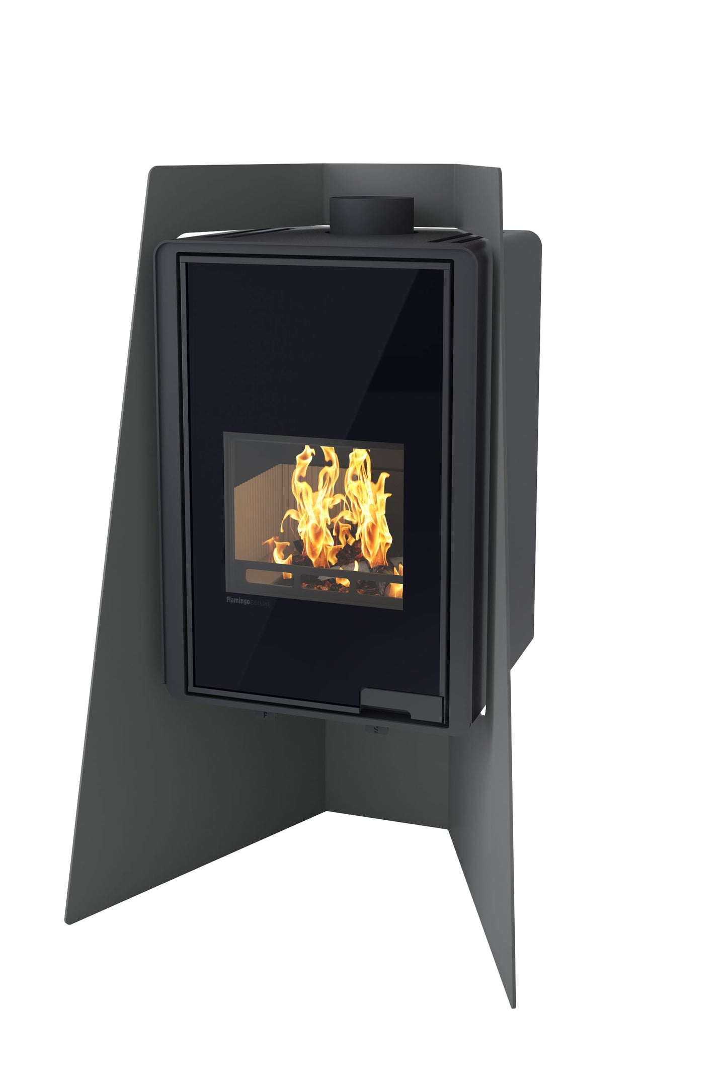 Wood Stove Flamingo Deluxe Island