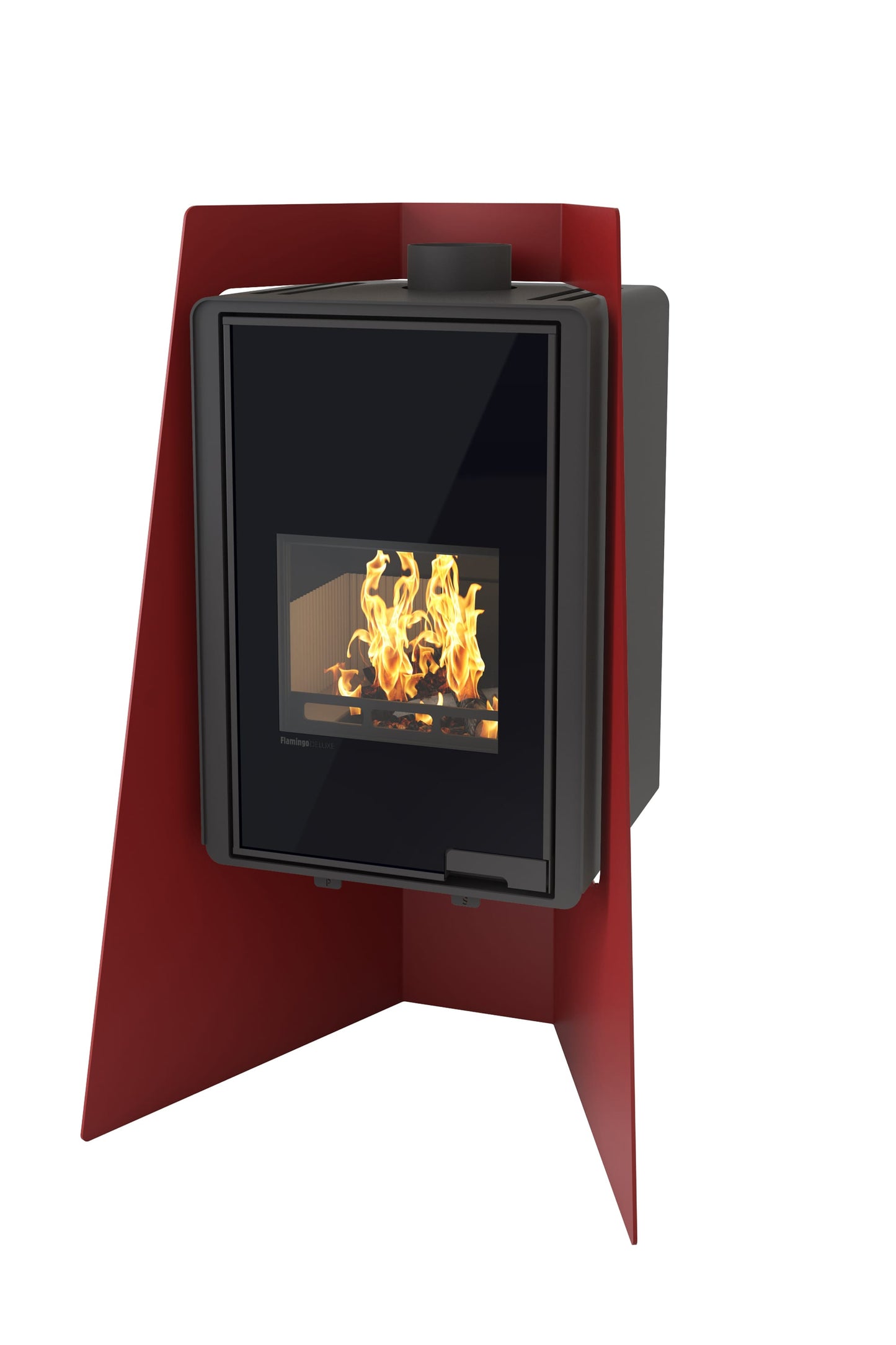 Wood Stove Flamingo Deluxe Island