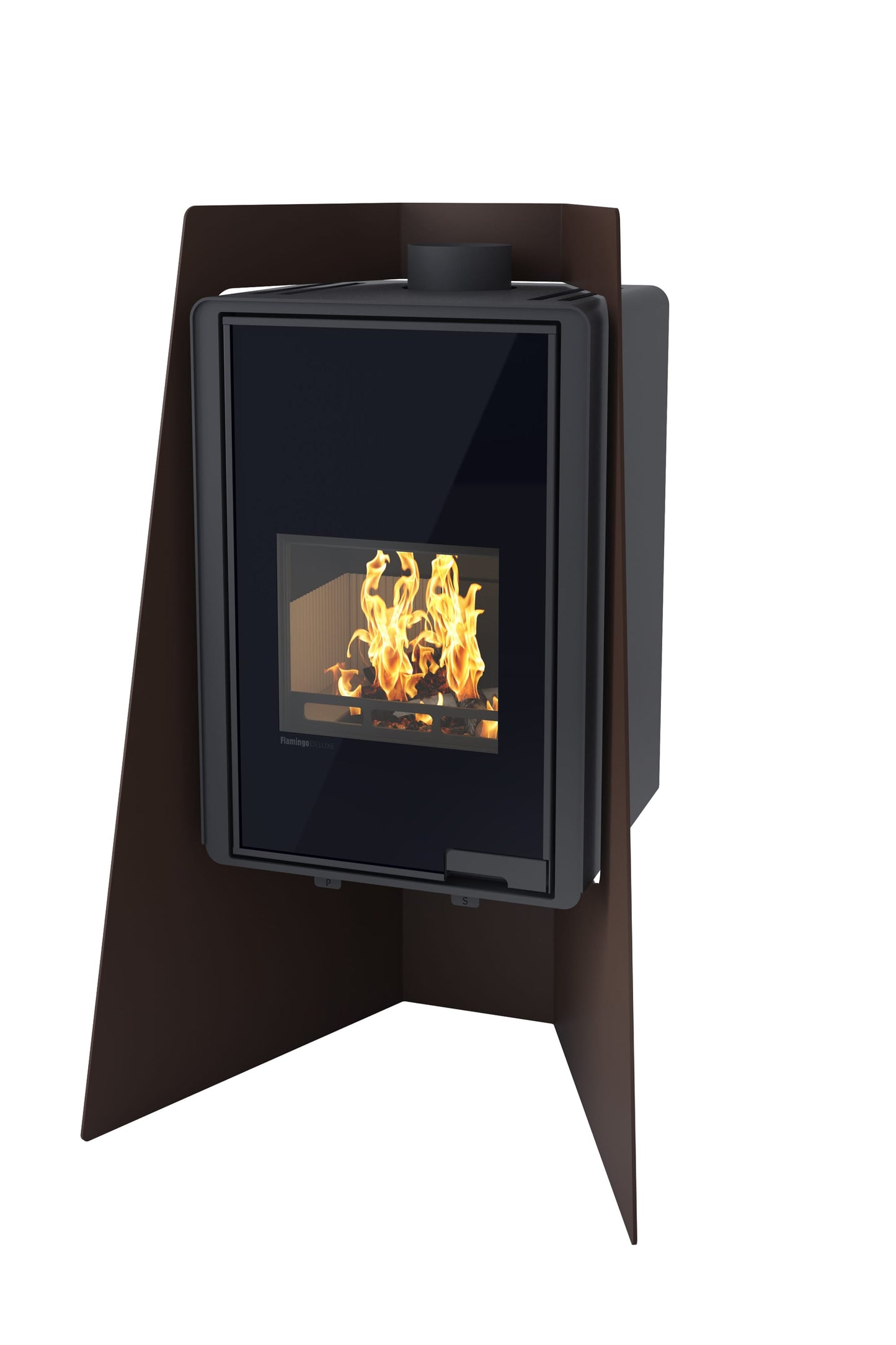 Wood Stove Flamingo Deluxe Island